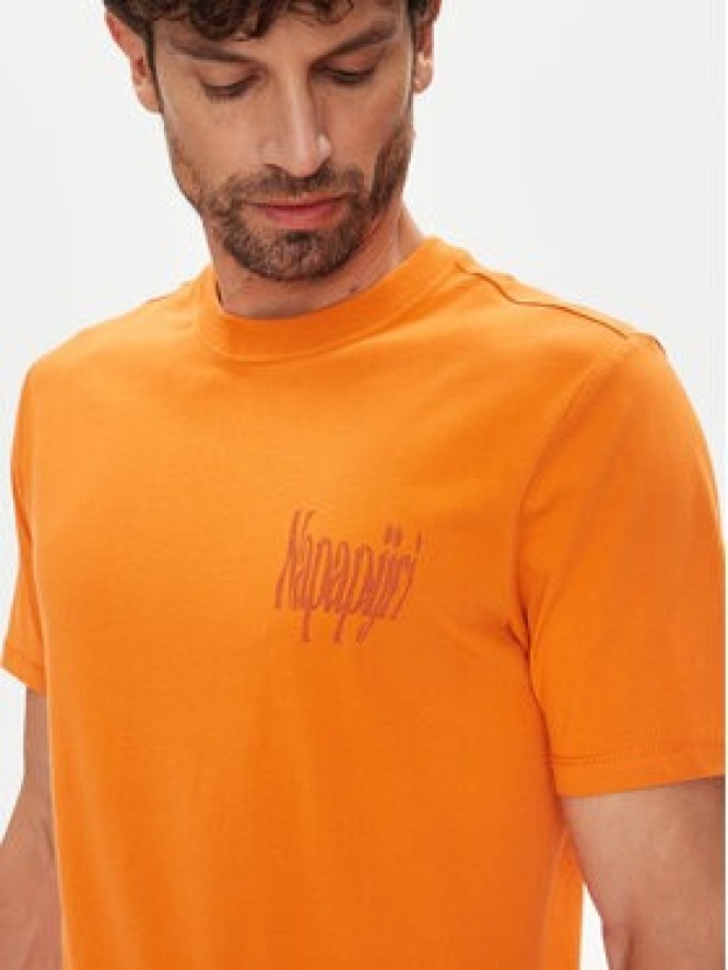 Napapijri T-Shirt S-Turrach NP0A893U Pomarańczowy Regular Fit