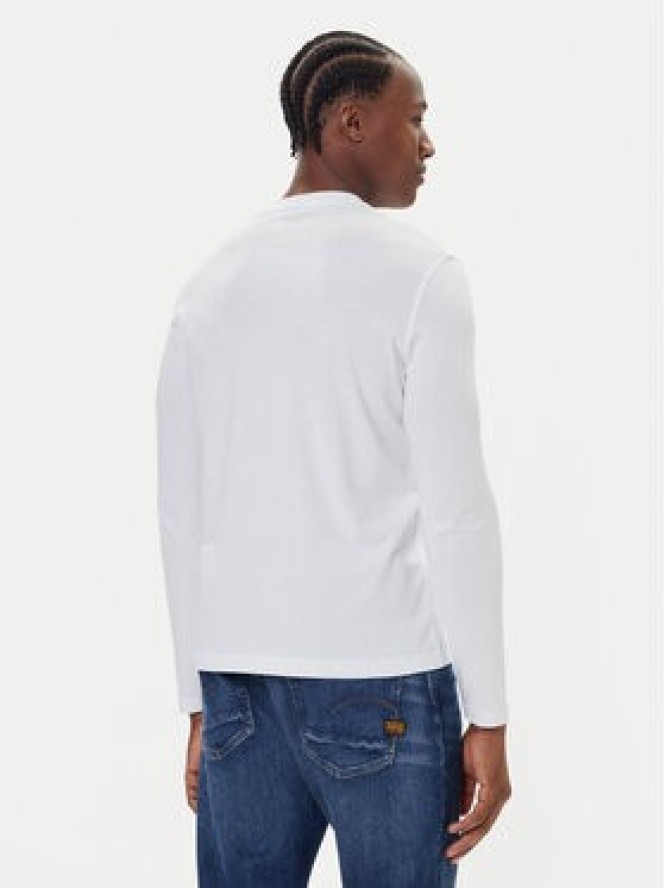 Bugatti Longsleeve 8330-85044D Biały Regular Fit