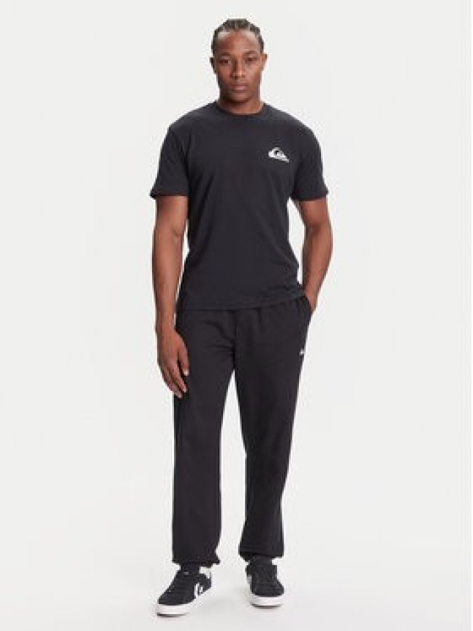 Quiksilver T-Shirt Ev Mini Logo Ss EQYZT08181 Czarny Regular Fit