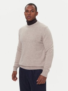 Barbour Sweter Essential Tisbury MKN0844ST51 Beżowy Regular Fit