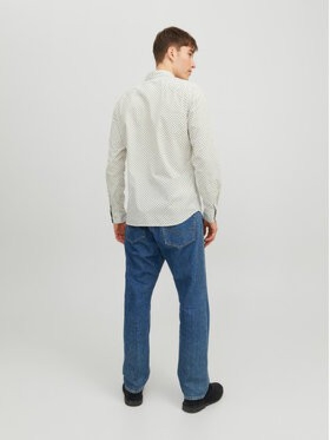 Jack & Jones Koszula 12235969 Biały Slim Fit