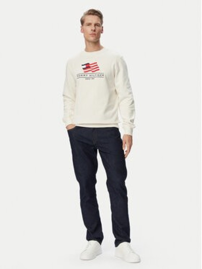 Tommy Hilfiger Jeansy Denton MW0MW42296 Granatowy Straight Leg