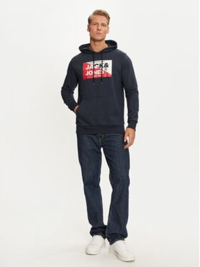 Jack & Jones Bluza Nolan 12256849 Granatowy Standard Fit