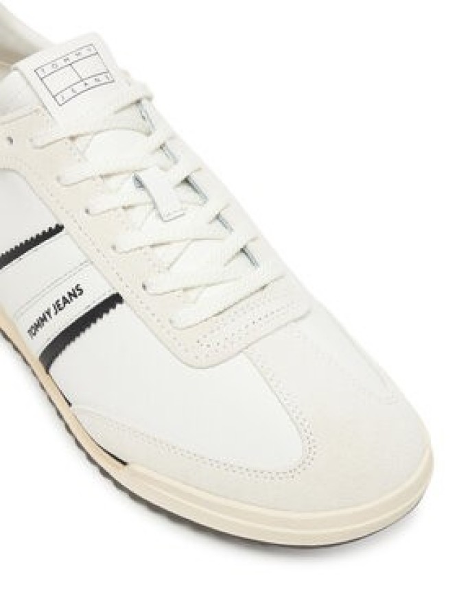 Tommy Jeans Sneakersy Tjm Retro Runner Cleated EM0EM01619 Biały