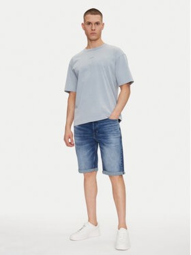 HUGO Szorty jeansowe 50537719 Niebieski Slim Fit