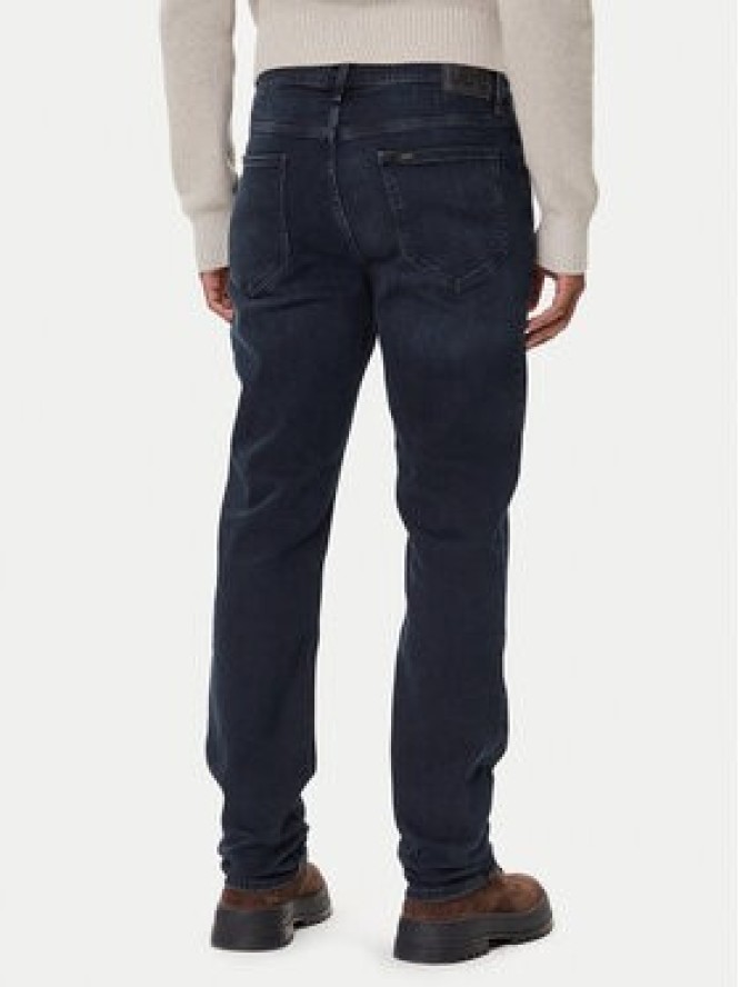 Lee Jeansy West 112373386 Czarny Straight Fit
