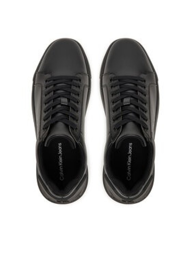 Calvin Klein Jeans Sneakersy Chunky Cupsole Ru Patch Lth YM0YM01296 Czarny