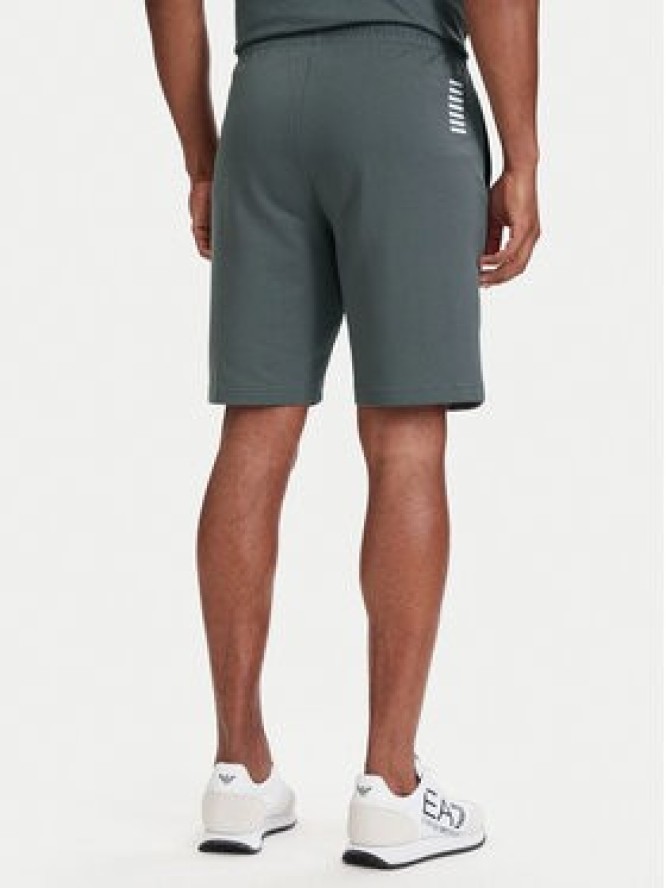 EA7 Emporio Armani Szorty sportowe 8NPS65 PJVRZ U8085 Szary Regular Fit