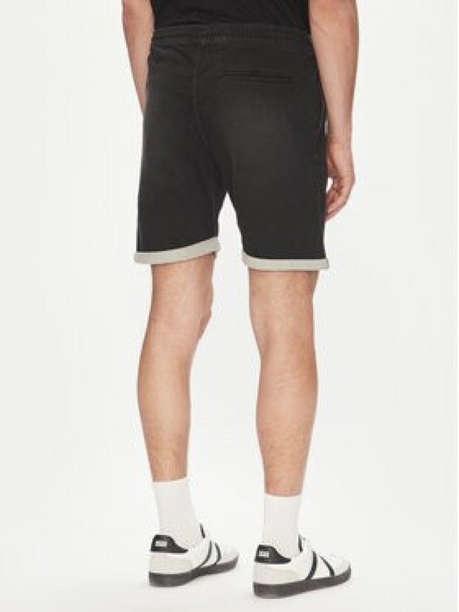 Jack & Jones Szorty jeansowe Rick 12269594 Czarny Regular Fit