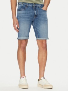 Tommy Jeans Szorty jeansowe Ronnie DM0DM20961 Niebieski Slim Fit