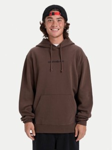 Quiksilver Bluza Cb Hood EQYFT05128 Brązowy Comfort Fit
