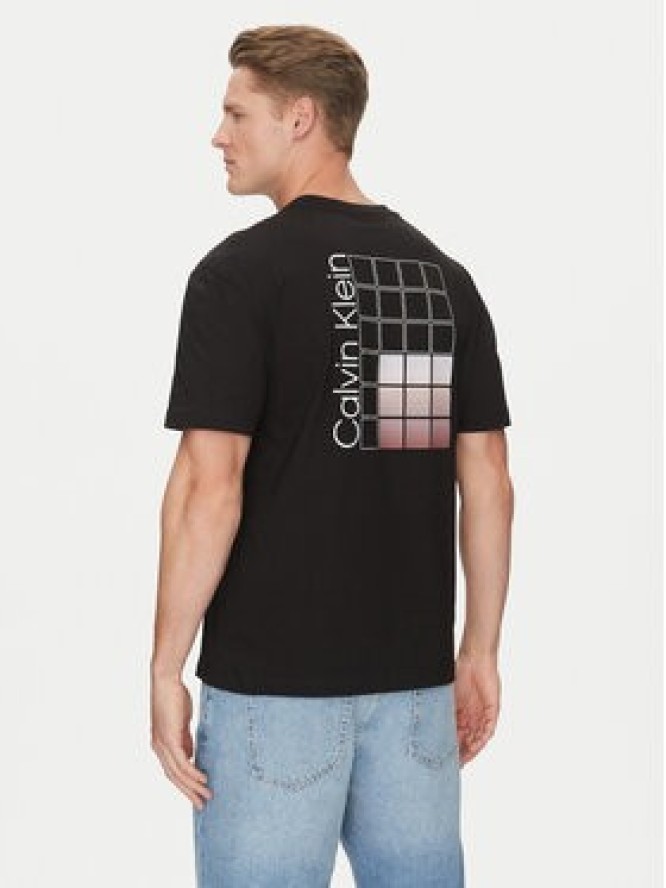 Calvin Klein T-Shirt Ombre Bonded K10K114164 Czarny Regular Fit