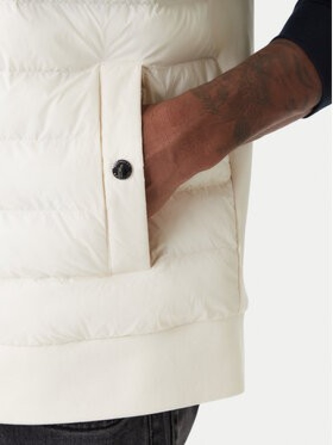 Tommy Hilfiger Kamizelka Mix Media Ess MW0MW41441 Écru Regular Fit