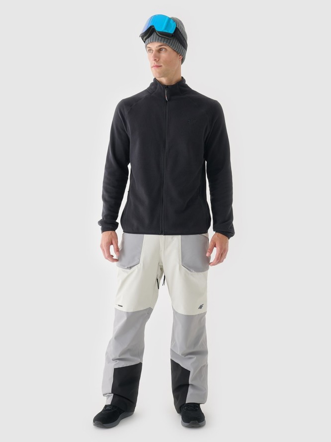 4F Polar ze stójką regular męski - czarny XL