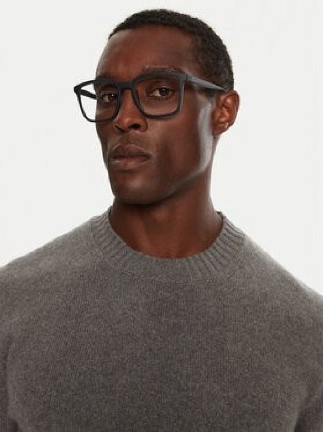 AMI Paris Sweter HKS057.005 Szary Regular Fit