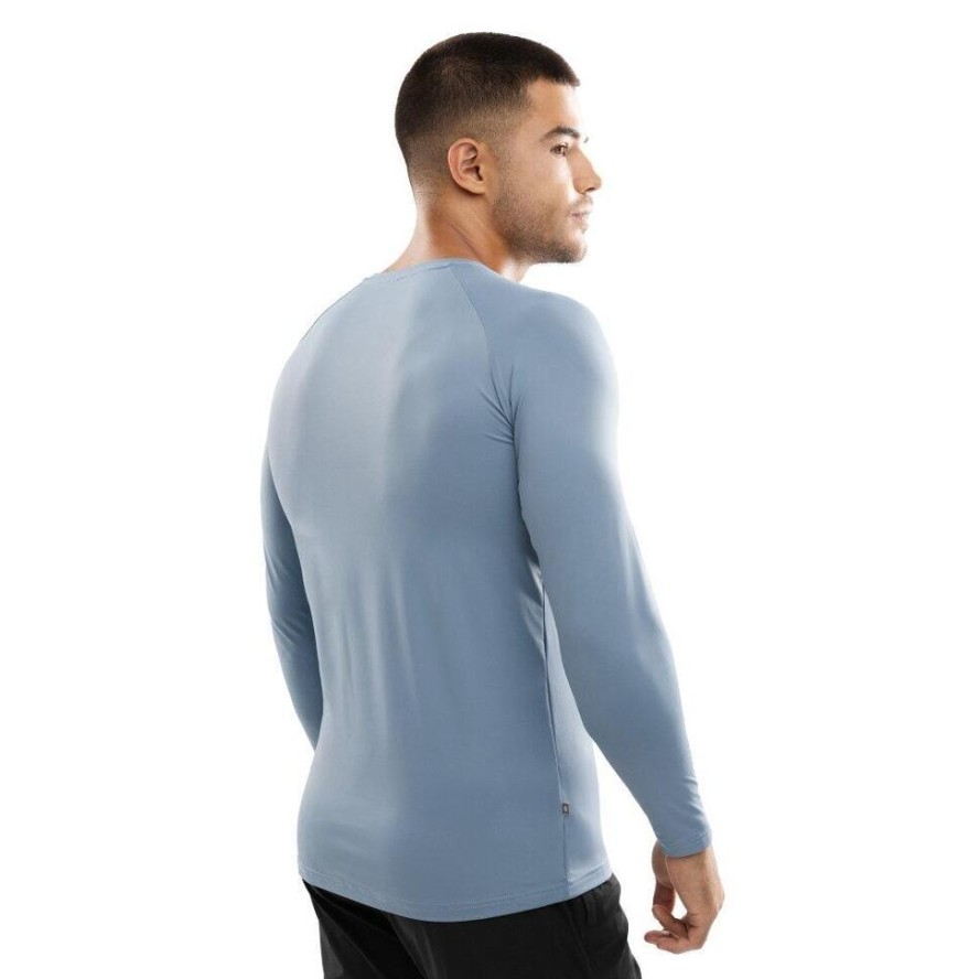 Męska koszulka treningowa z długim rękawem Fitness Siroko Aqua