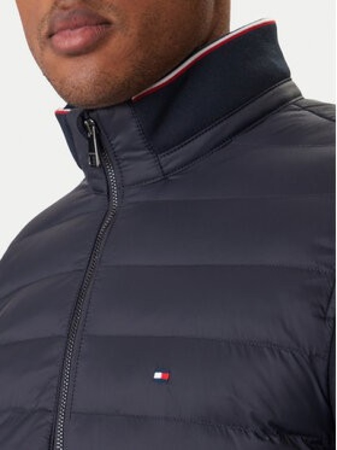 Tommy Hilfiger Kurtka przejściowa Mix Media Ess MW0MW41329 Granatowy Regular Fit