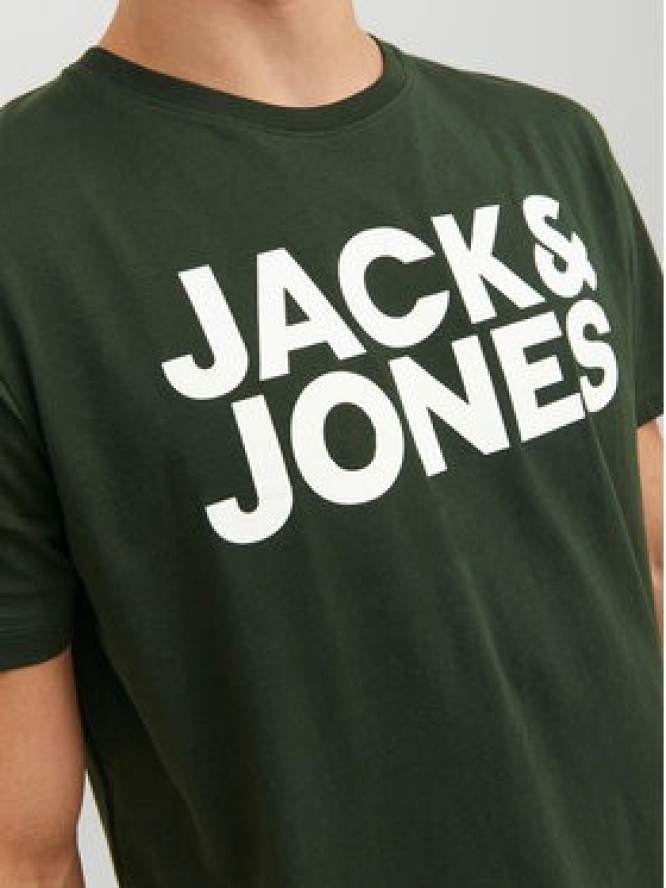 Jack & Jones T-Shirt Corp 12151955 Zielony Standard Fit