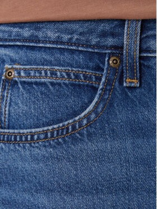 Lee Jeansy West 112364167 Niebieski Straight Fit