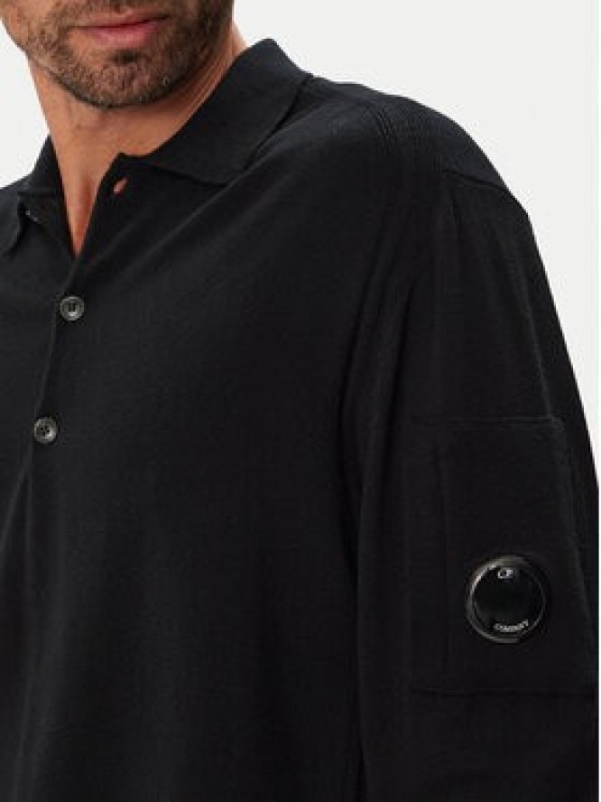 C.P. Company Sweter 19CMKN038A005528A Czarny Regular Fit
