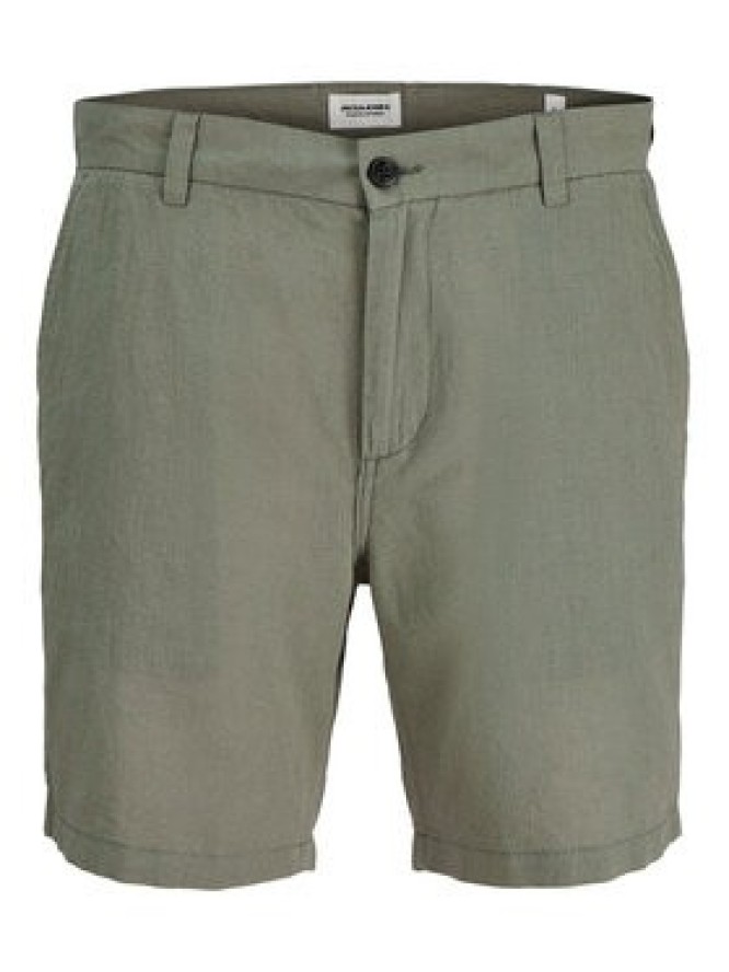 Jack & Jones Szorty materiałowe Stace Summer 12248627 Khaki Regular Fit