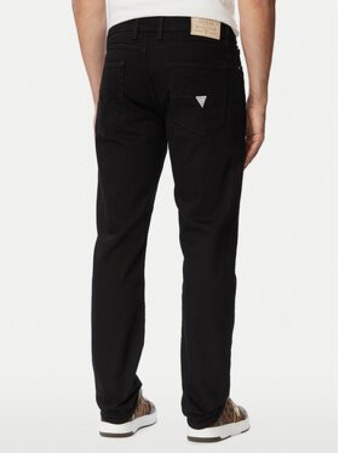 Guess Jeansy Angels M6YAN2 D1487 Czarny Slim Fit