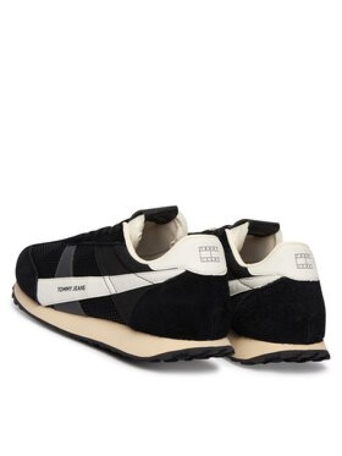 Tommy Jeans Sneakersy Retro Runner Archive Open Mesh EM0EM01715 Czarny