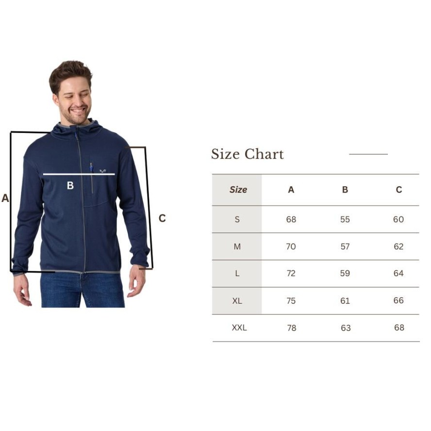 Męska Bluza z Kapturem z 100% Wełny Merino - Maestro/Woolona