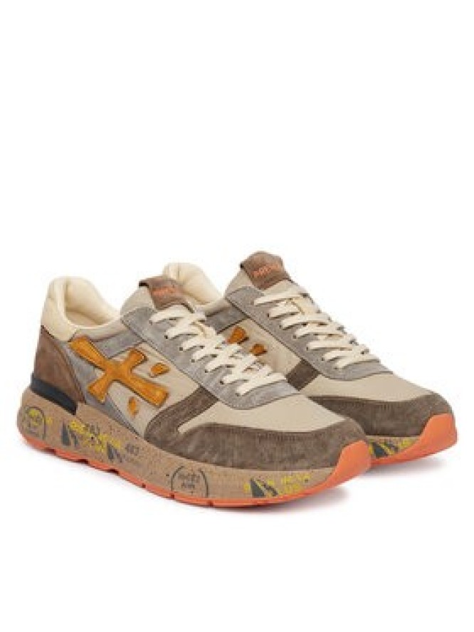 Premiata Sneakersy Mick Var 7866 Brązowy