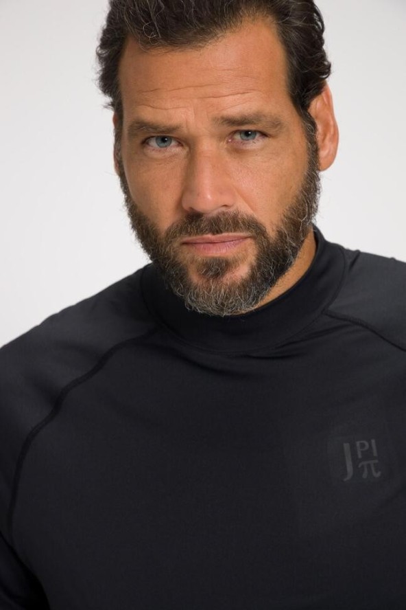 Męska Koszulka Odzież fitness stójka nadruk