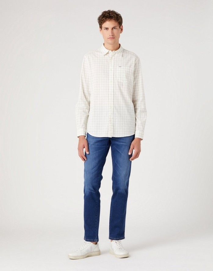 WRANGLER RIVER MĘSKIE SPODNIE JEANSOWE JEANSY RODEO BULL W17TCSZ72 112331073