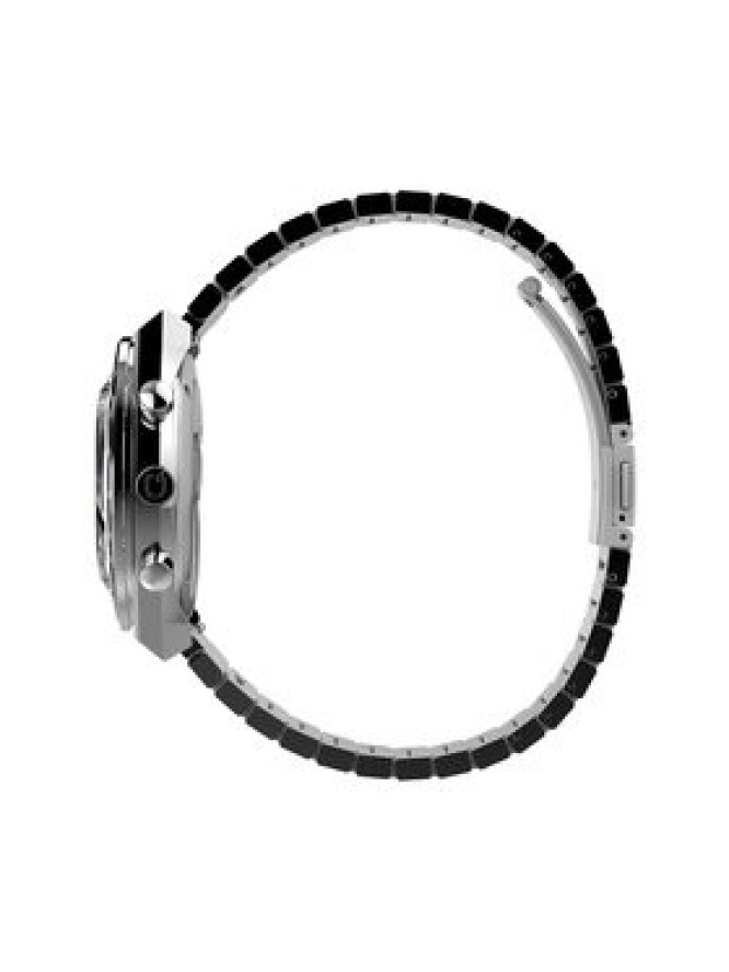 Timex Zegarek Q Timex® Chronograph TW2Y36200 Srebrny