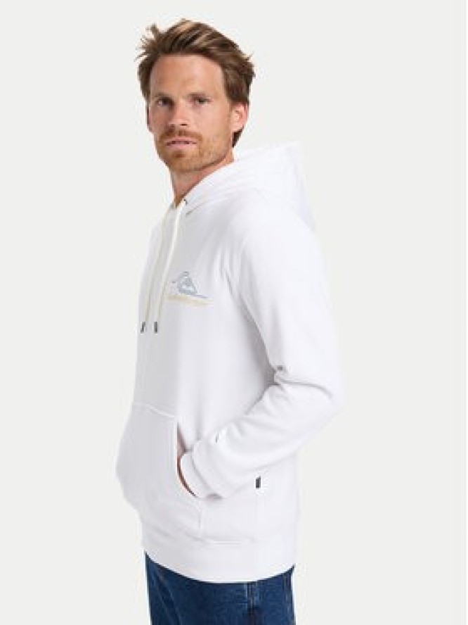 Quiksilver Bluza Light Waves EQYFT05168 Biały Regular Fit
