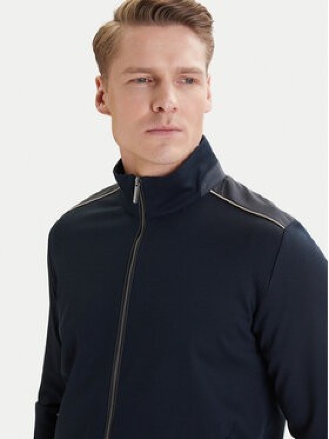 Bugatti Bluza 8750-15123E Granatowy Regular Fit