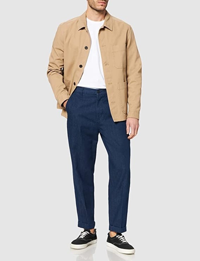 LEE RELAXED CHINO MĘSKIE SPODNIE JEANSOWE JEANSY DŻINSY RINSE L73NKE36 112120721