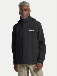 Jack Wolfskin Kurtka outdoor Trailtime 2l A63903 Czarny Regular Fit