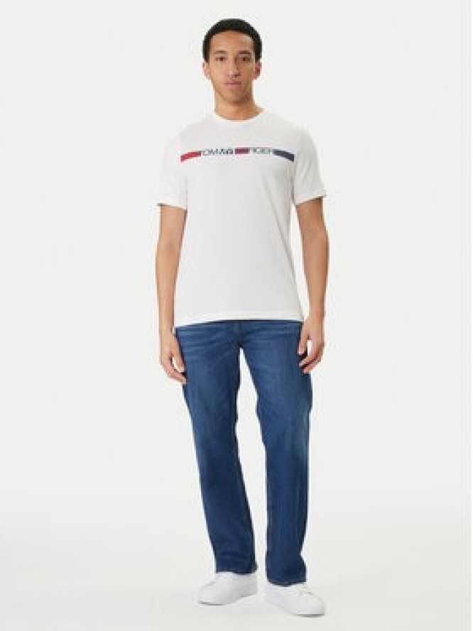 Tommy Hilfiger T-Shirt Brand Love MW0MW42368 Biały Regular Fit