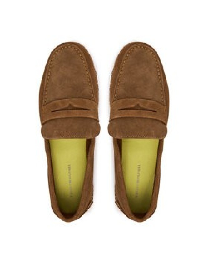 Tommy Hilfiger Espadryle Flexible Hilfiger Sde Espadrille FM0FM05794 Brązowy