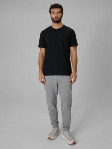 4F Spodnie dresowe joggery męskie - szare L