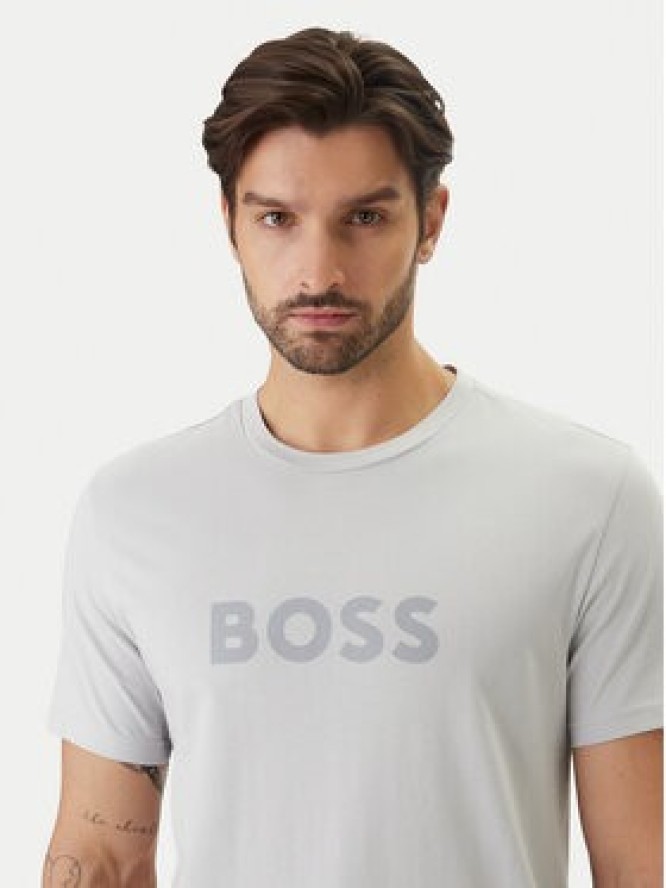 BOSS T-Shirt 50491706 Szary Regular Fit