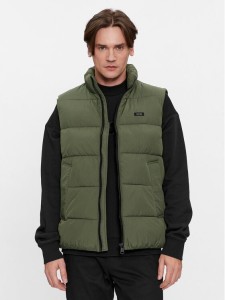 Calvin Klein Bezrękawnik Crinkle K10K110334 Zielony Regular Fit