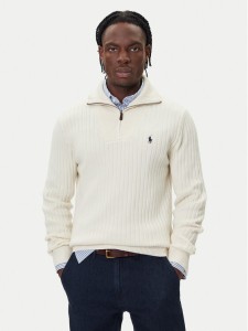 Polo Ralph Lauren Sweter 710974167003 Beżowy Regular Fit