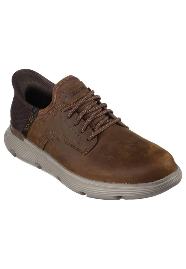 Buty do chodzenia męskie Skechers Garza Gervin Dark Brown