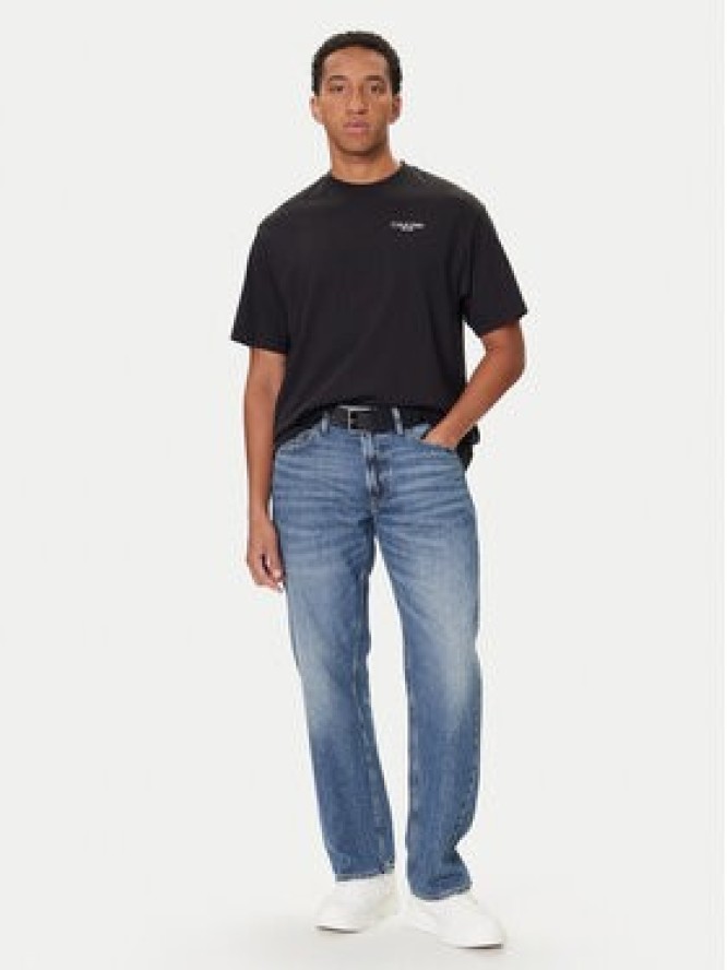 Calvin Klein Jeans T-Shirt LV04RD825G Czarny Regular Fit