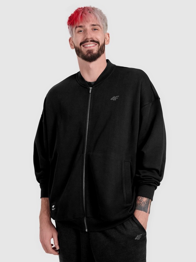 4F Bluza bomberka oversize męska 4F x Tomasz Fornal - czarna M