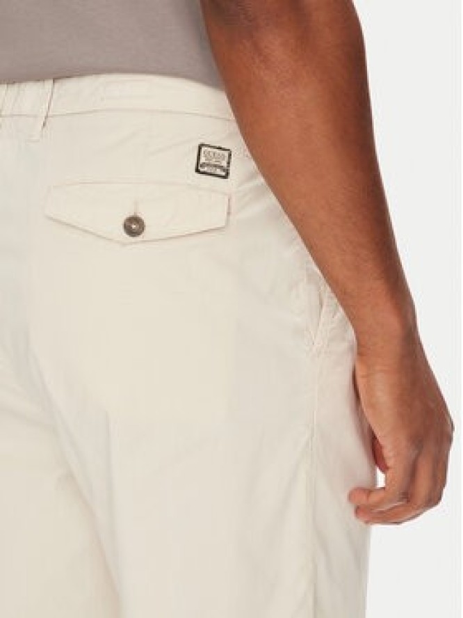 Guess Szorty materiałowe M5GD26 WH4GA Beżowy Regular Fit