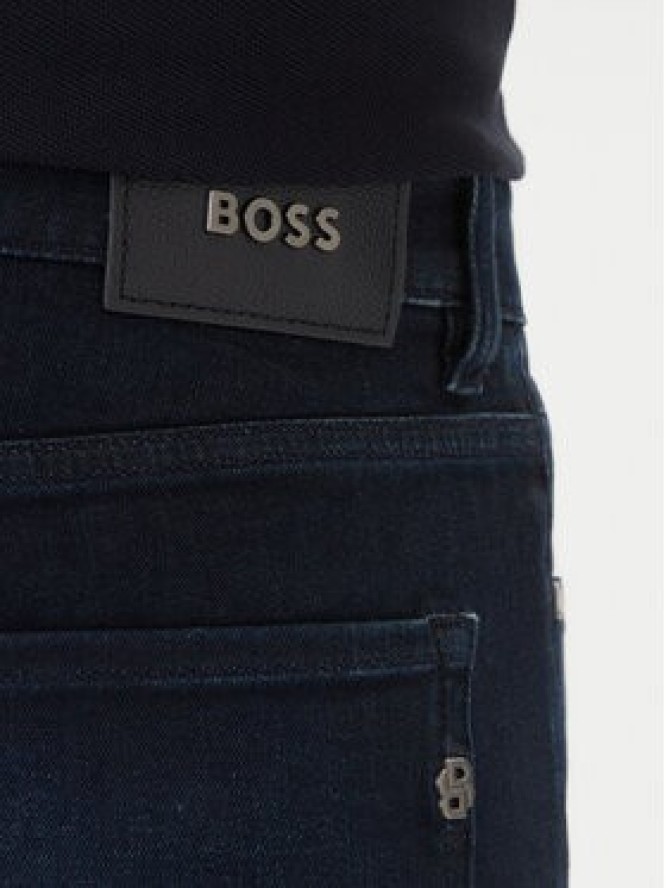 BOSS Jeansy H-Delaware 50555263 Granatowy Slim Fit