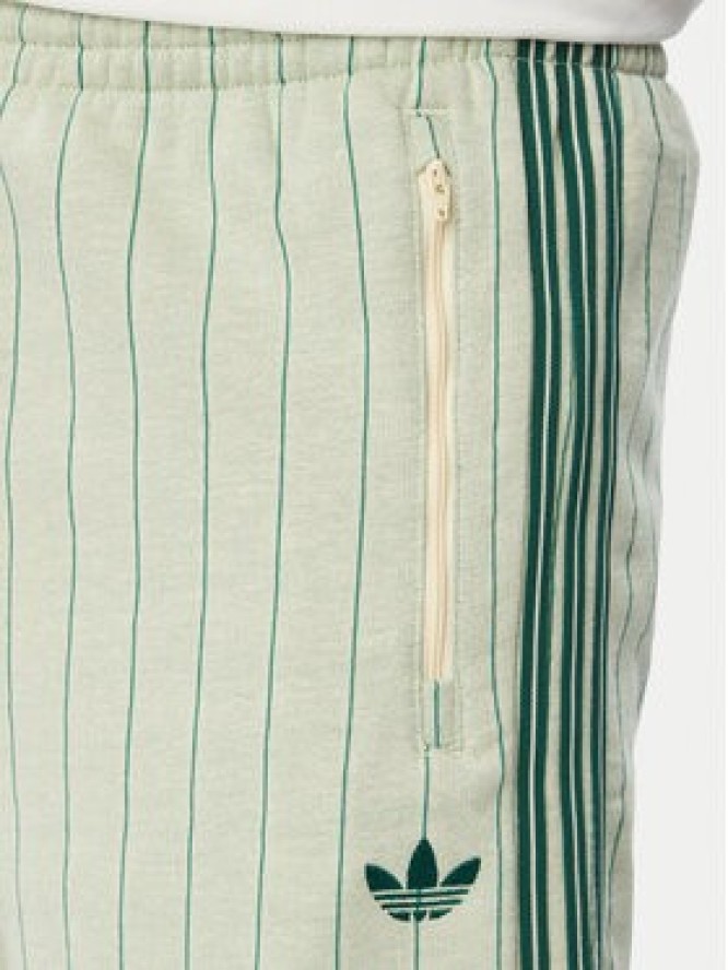 adidas Szorty sportowe Pinstripes KT4328 Kremowy Regular Fit