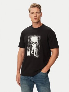 Karl Lagerfeld Jeans T-Shirt B3M17006 Czarny Regular Fit
