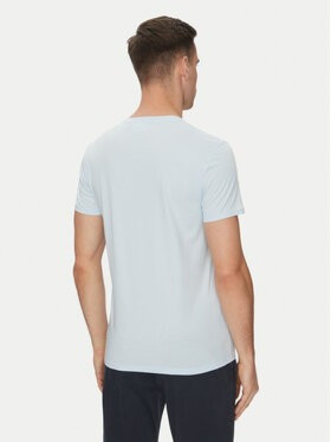 Lacoste T-Shirt TH6709 Błękitny Regular Fit